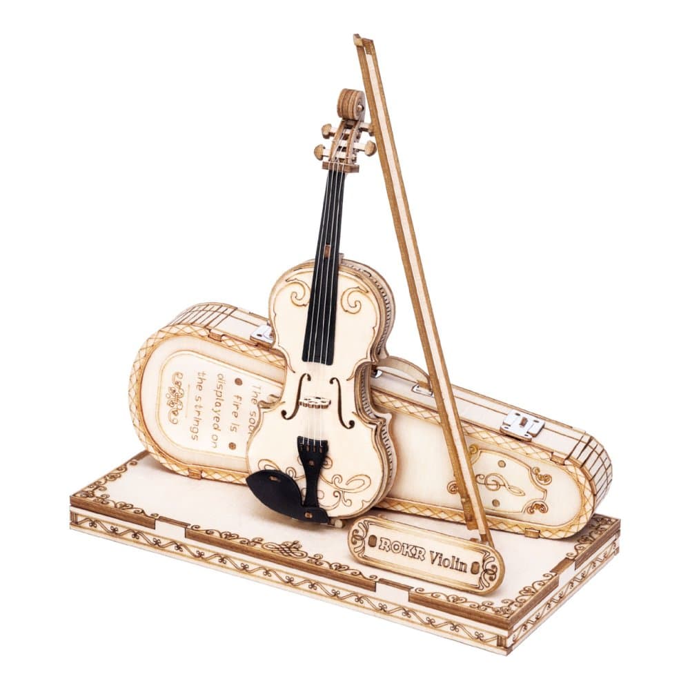 RoboTime Puzzle 3D in legno Viola