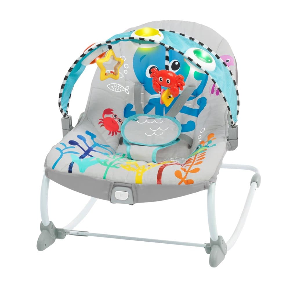 BABY EINSTEIN Sdraietta musicale vibrante Kick to It Opus fino a 18 kg