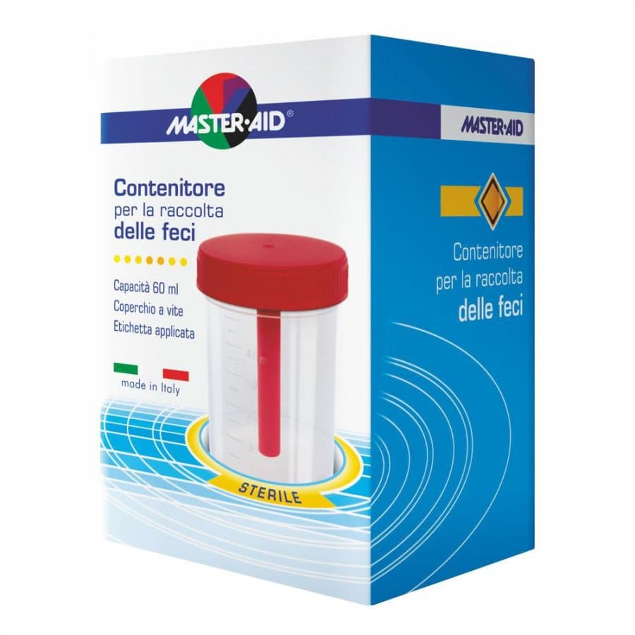 Contenitore Feci 60 ml con Cucchiaino - Raccolta Campione