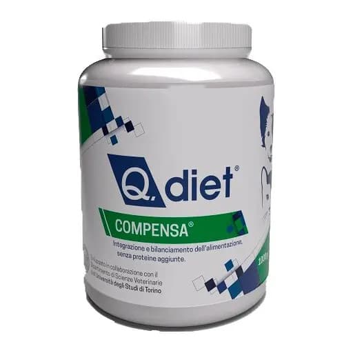 Compensa Q Diet 1000g - Alimento Complementare per Cani e Gatti