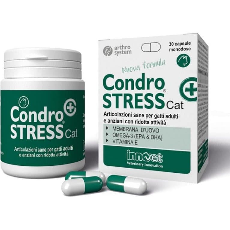 Condrostress Cat 30 Capsule - Supporto Osteoartrite e Mobilità Felina
