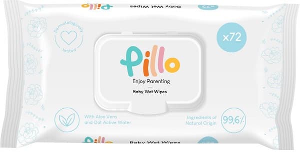 Salviette Igiene Pillo Enjoy 72 pz - Per Igiene del Bambino