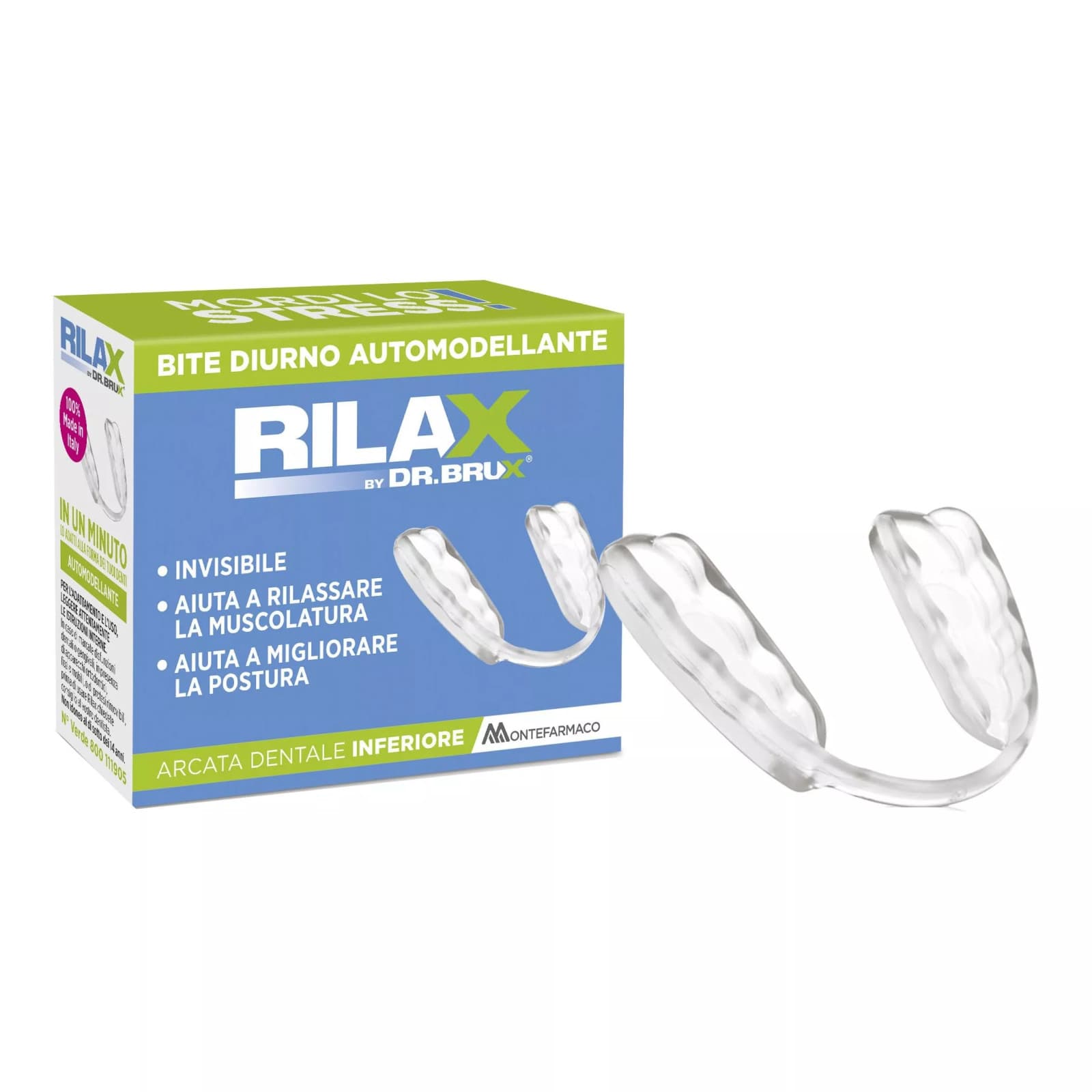 Bite Rilax Diurno Automodellante - Rilassamento Muscolare