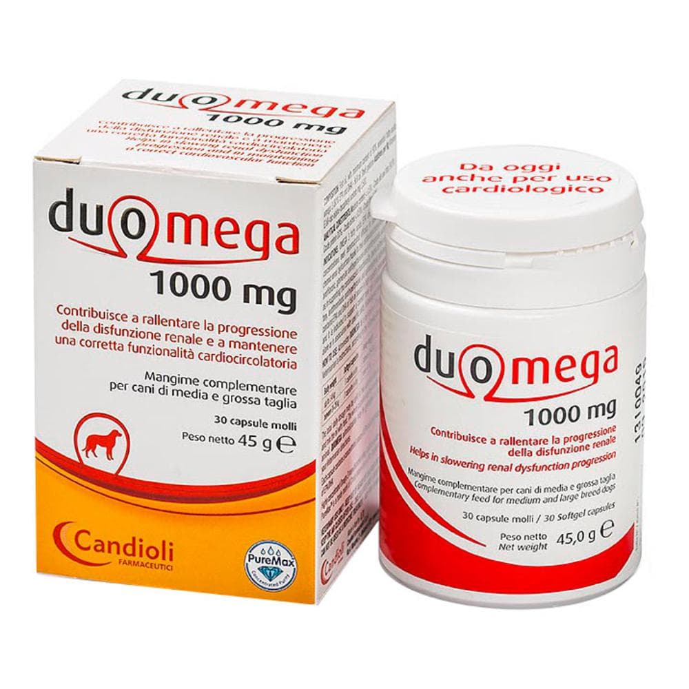Duomega Cani Grandi 30cps - Supporto Renale e Cardiocircolatorio