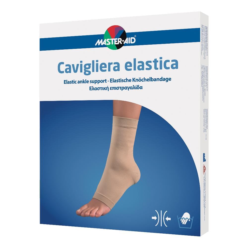 Cavigliera Elastica 1 pezzo - Supporto e Protezione per Caviglia (26-29 cm)