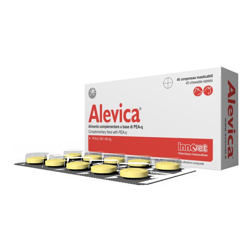 Innovet Alevica 40 Compresse Masticabili per Cani e Gatti