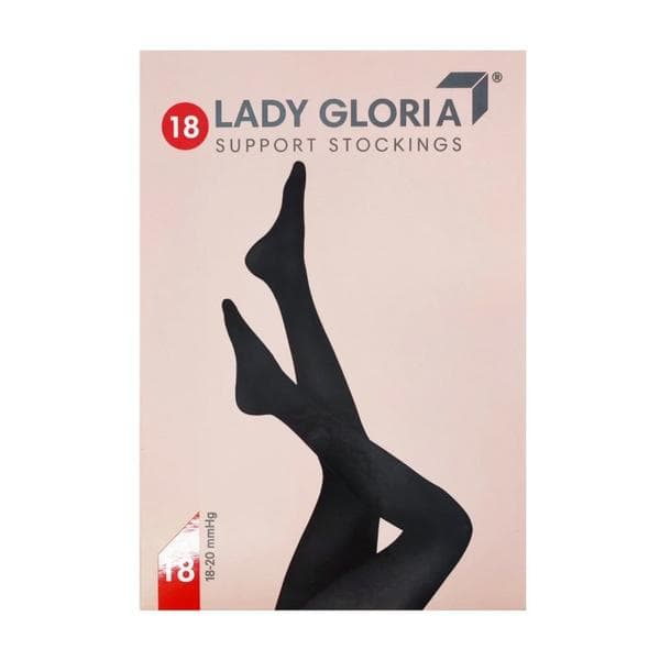 LadyGloria Gambaletto Elastico Donna Modello 18 Nero Taglia 1
