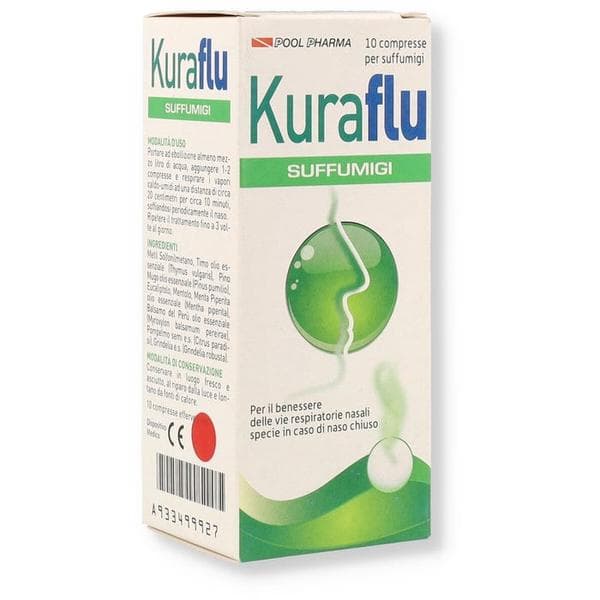 Kuraflu suffumigi compresse compresse effervescenti per suffumigi balsamici