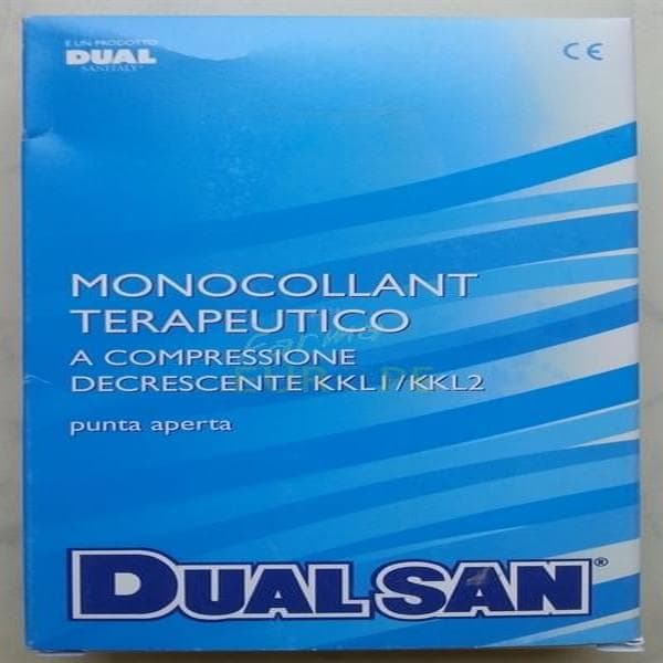 Dualsan Ginocchiera KKL2 Sinistra Tutore Ginocchio Post Operatorio Regolabile Ortesi Stabilizzante per Riabilitazione Legamenti