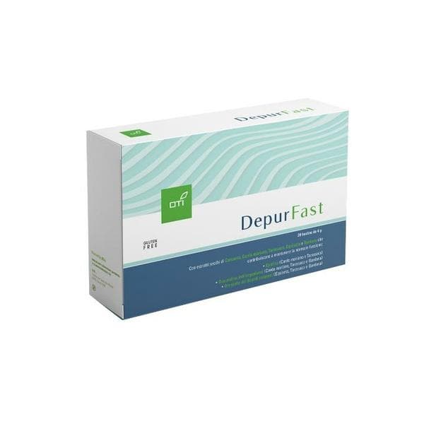 Depurfast OTI Integratore Depurativo e Drenante per Fegato e Organismo 20 Bustine