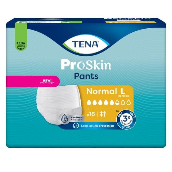 Tena Pants Normal L 18 pezzi - pannoloni a mutandina per incontinenza taglia L