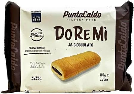 Punto Caldo Doremi Cioccolato senza glutine 3 Pezzi Da 35 G