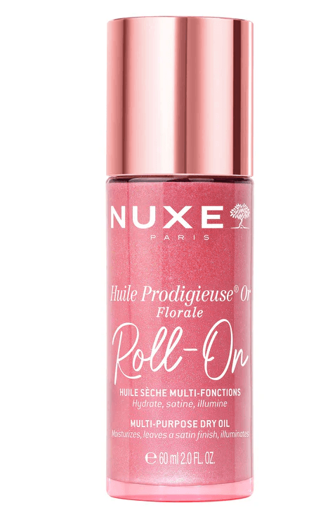 Nuxe Huile Prodigieuse Or Florale Roll-On Idrata Satina ed Illumina, 60ml