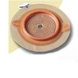 Placca Stomale Convessa con Flangia 60 mm e Foro Ritagliabile - Confezione da 5 Pezzi