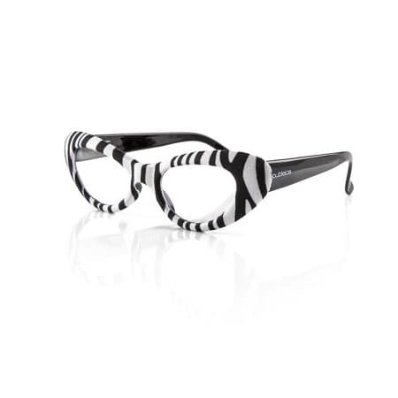 Safari Zebra occhiali da lettura +1.00 diottrie fantasia zebrata