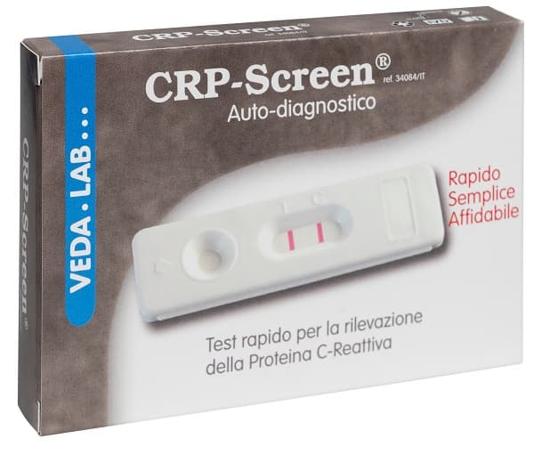 CRP-Screen Veda Lab test rapido proteina C-reattiva 1 test