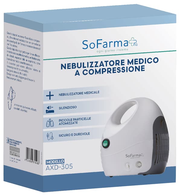 SoFarmaPiu Nebulizzatore a Compressione Aerosol 1 pezzo