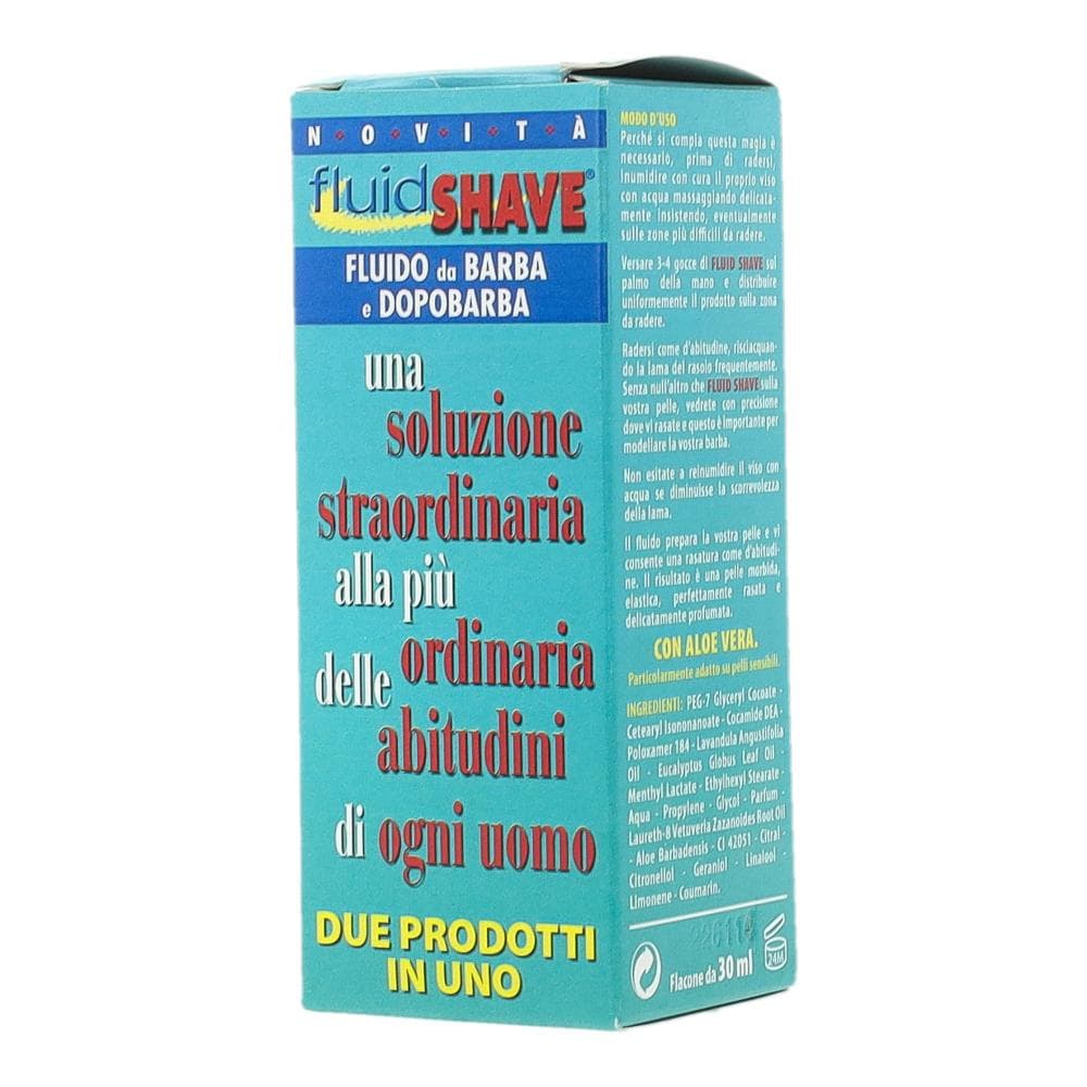 Fluidshave con Aloe Vera 30 ml - Fluido Dopobarba Lenitivo e Idratante per Uomo