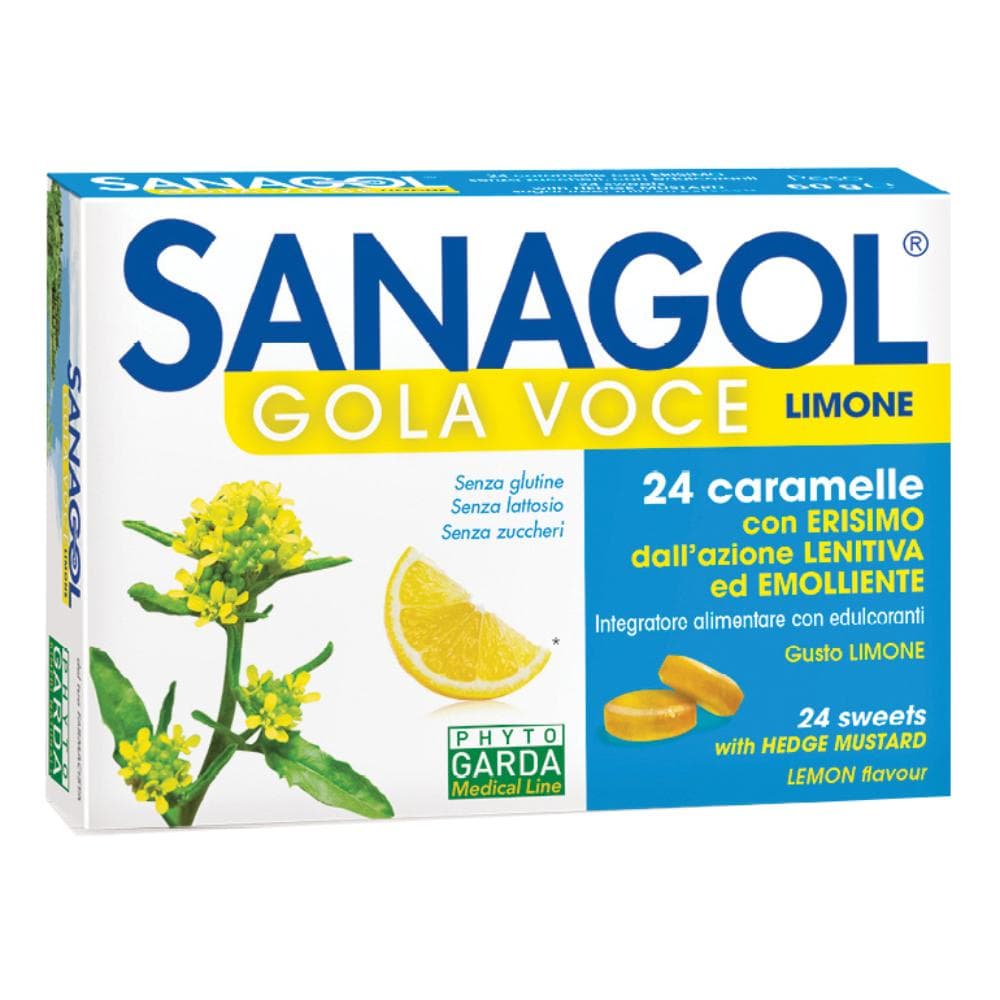 Phytogarda Rimedi Naturali Sanagol Erisimo Caramelle Gusto Limone