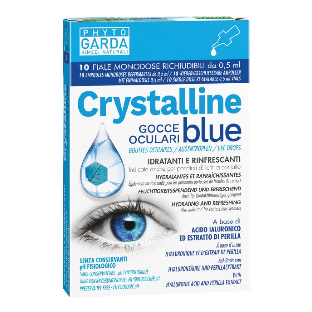Phyto Garda Crystalline Blue Gocce Oculari 10 Fiale 0,5 Ml