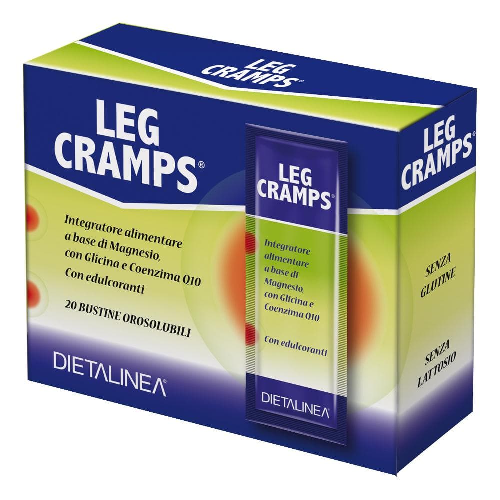 Dietalinea Leg Cramps Integratore Magnesio contro Crampi 20 Bustine Orosulubili