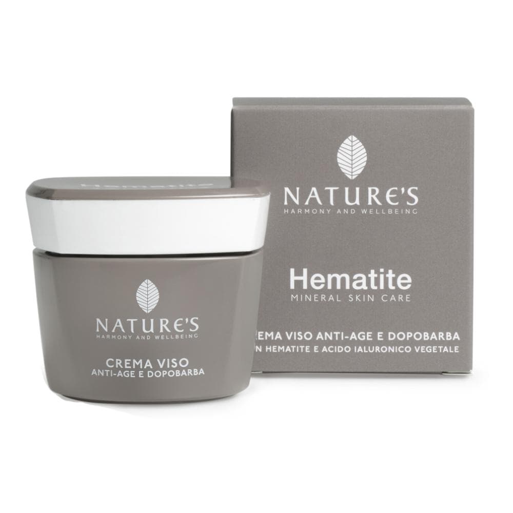 Hematite crema viso antietà dopobarba - crema dopobarba antirughe