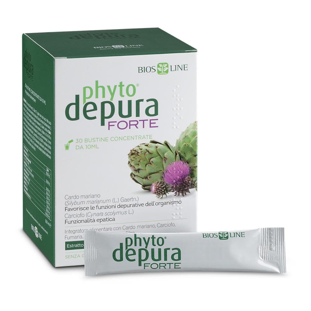 Bios Line Phytodepura Forte Concentrato Integratore Alimentare 30 Bustine