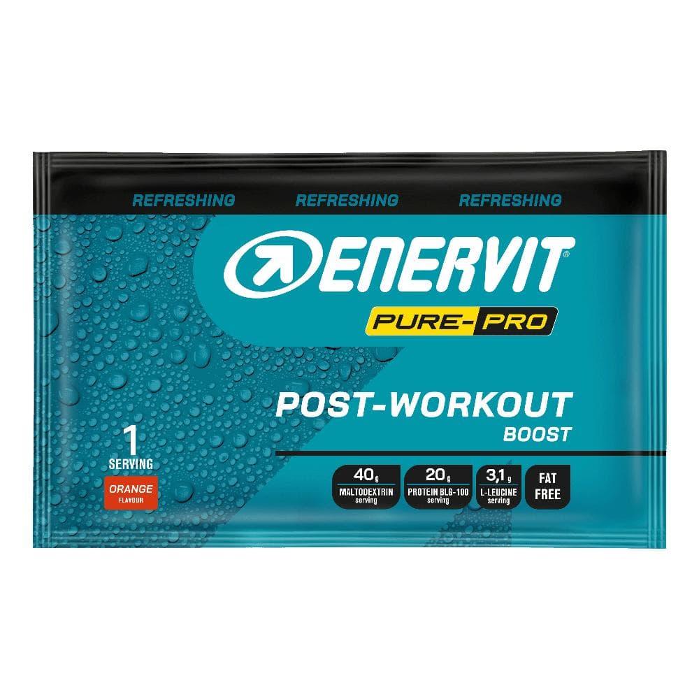 Enervit pure-pro post-workout boost arancia 65 g bevanda istantanea per recupero muscolare