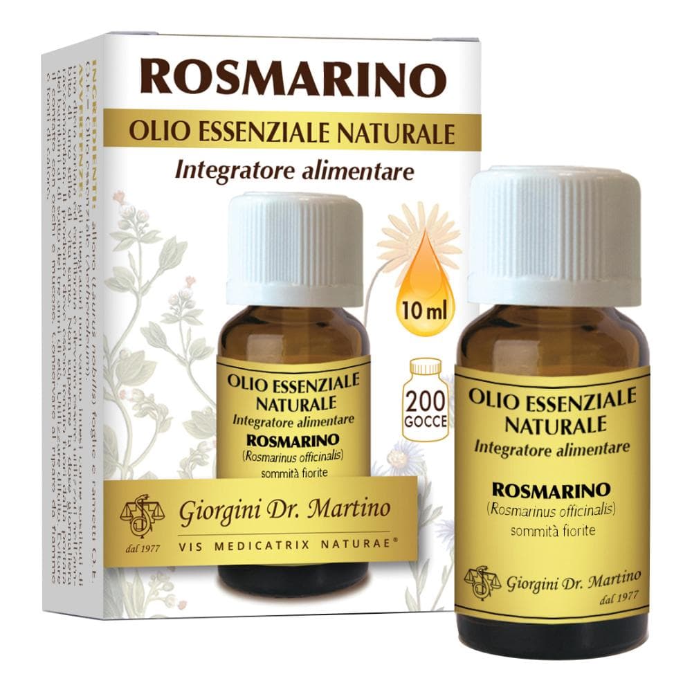 Rosmarino Olio Essenziale Naturale Dr.Giorgini 10ml