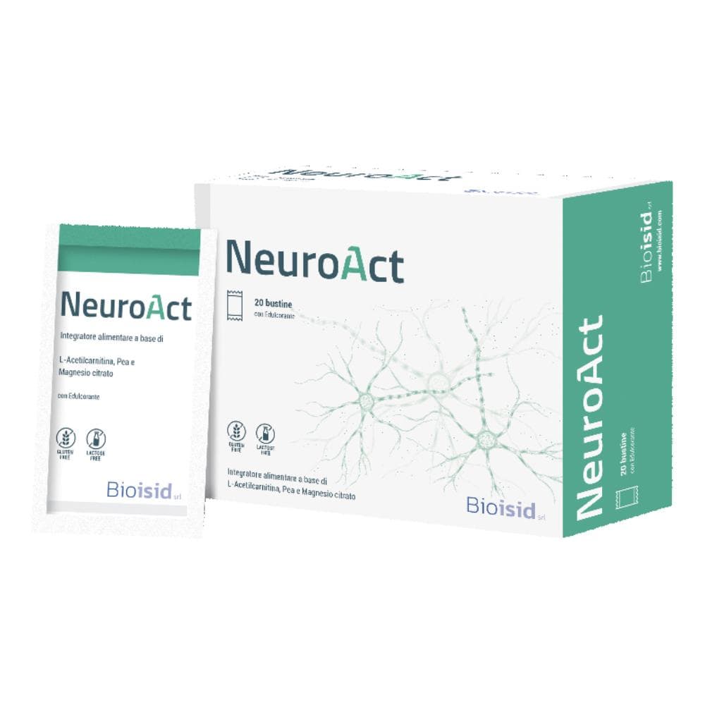 Neuroact Integratore Alimentare 20 Bustine - Supporto Neuroprotettivo e Funzione Cognitiva
