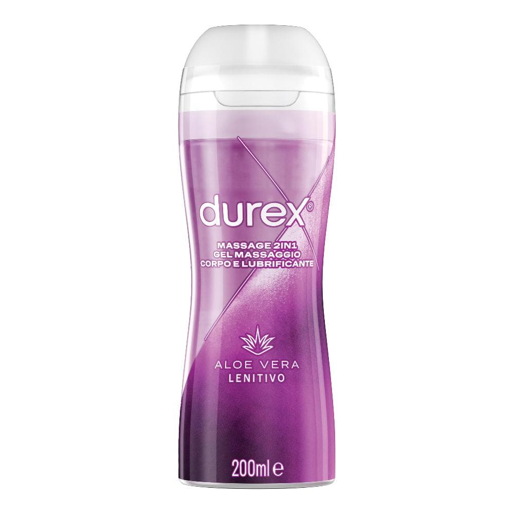Durex Massage 2 in 1 Aloe Vera Gel Lubrificante 200ml