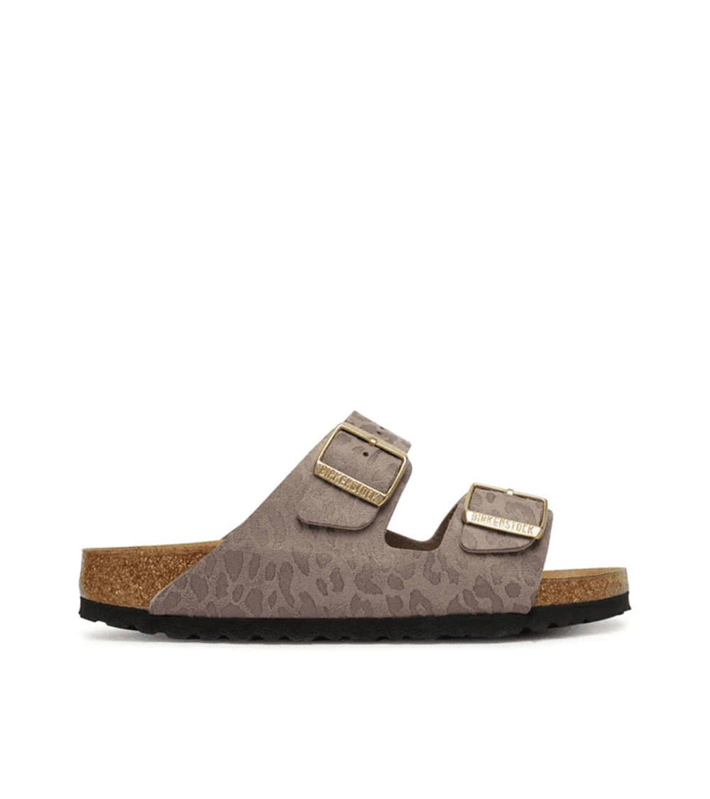 Sandali birkenstock leopard beige marrone donna