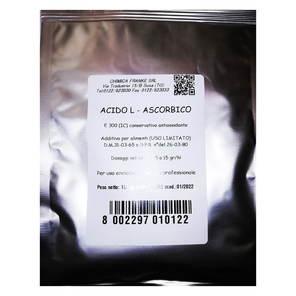 ACIDO ASCORBICO gr. 100 - Modello: gr. 100