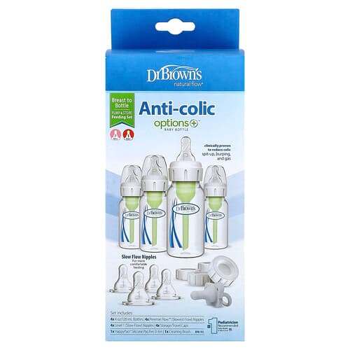Dr. Brown's, Anti-Colic, Biberon Options+™, set da 18 pezzi