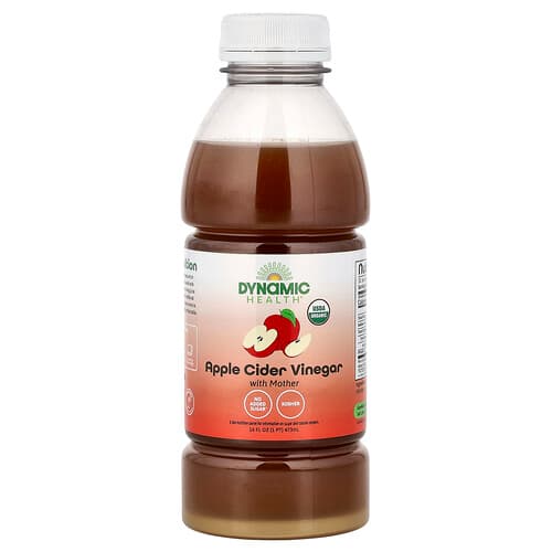 Dynamic Health, Aceto di mele con madre, 473 ml