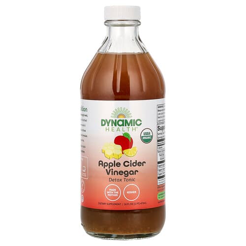 Dynamic Health, Tonico detox all’aceto di mele, 473 ml