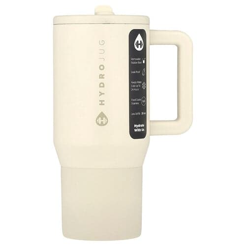 HydroJug, Bicchiere da viaggio, crema, 20 oz