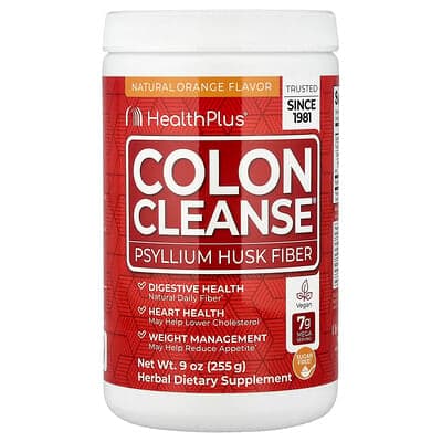 Health Plus, Colon Cleanse®, Arancia naturale, 255 g