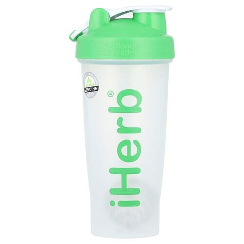 iHerb Goods, Blender Bottle iHerb con BlenderBall, verde, 800 ml
