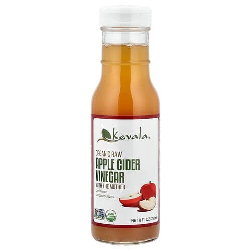Kevala, Aceto di mele crudo biologico, con la madre, 236 ml