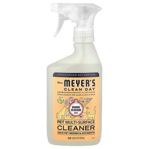 Mrs. Meyers Clean Day, Detergente multi-superficie per animali domestici, Fiore d’arancio, 473 ml