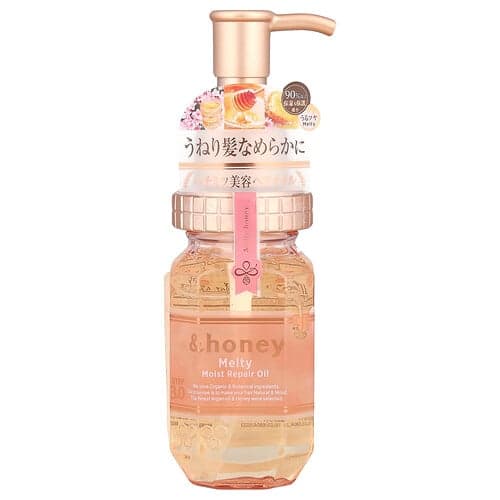 &honey, Melty Moist Repair Oil, Doccia e miele di rosa, 100 ml