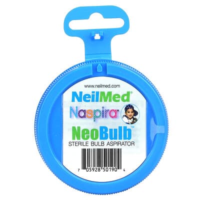 NeilMed, NeoBulb, Naspira, aspiratore a bulbo sterile, 1 aspiratore