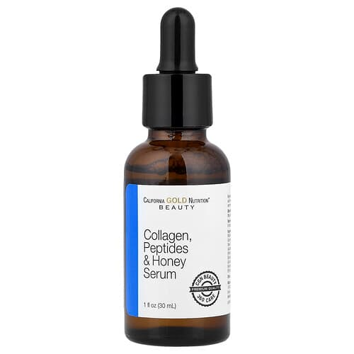 California Gold Nutrition, Siero con collagene, peptidi e miele, 30 ml
