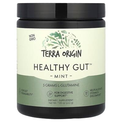 Terra Origin, Healthy Gut™, menta, 222 g