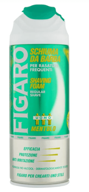 FIGARO SCHIUMA BARBA MENTOLO 400 Ml