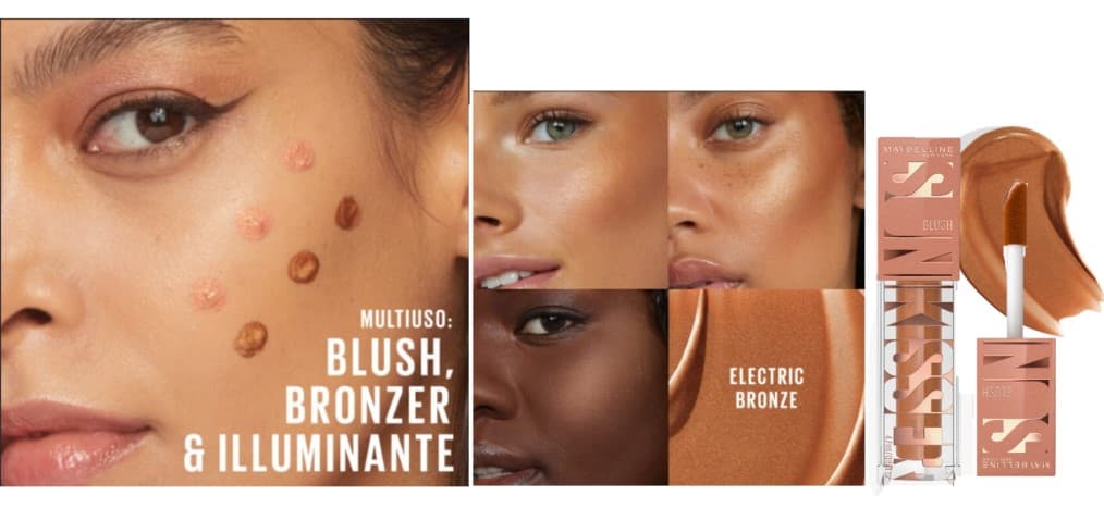 MAYBELLINE NEW YORK -SUNKISSER BLUSH LIQUIDO, 11 Eeletric Bronze