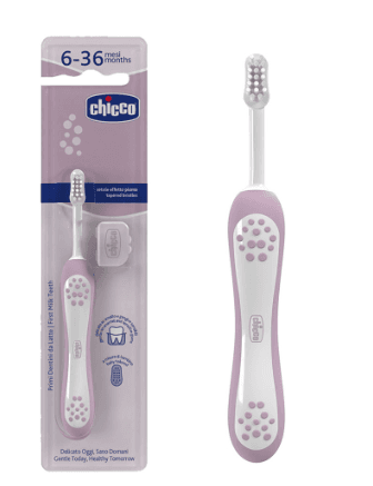 CHICCO - Spazzolino Primi Denti 6-36M + Lilla