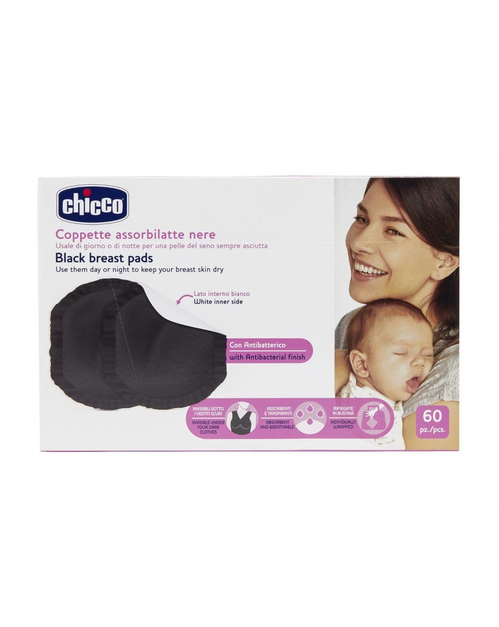 Chicco Coppetta Assorbilat Ne 60pz