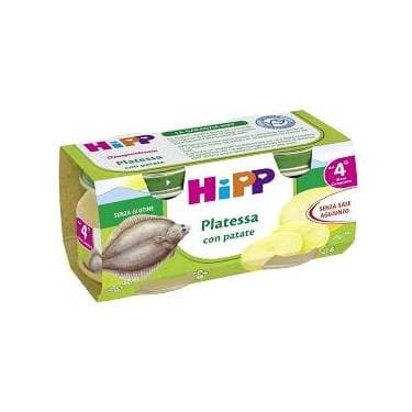 HIPP BIO - OMOGENIZZATO PLATESSA CON PATATE ( 4 + MESI ) 2X80GR